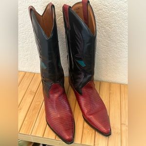 Women's Multi-colored Cowboy Boots